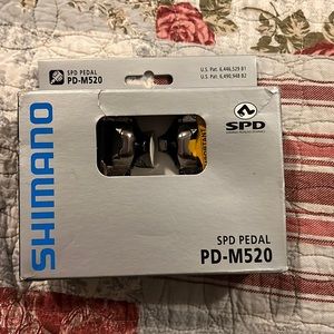 Shimano SPD PEDAL PD-M520 black bike bicycle